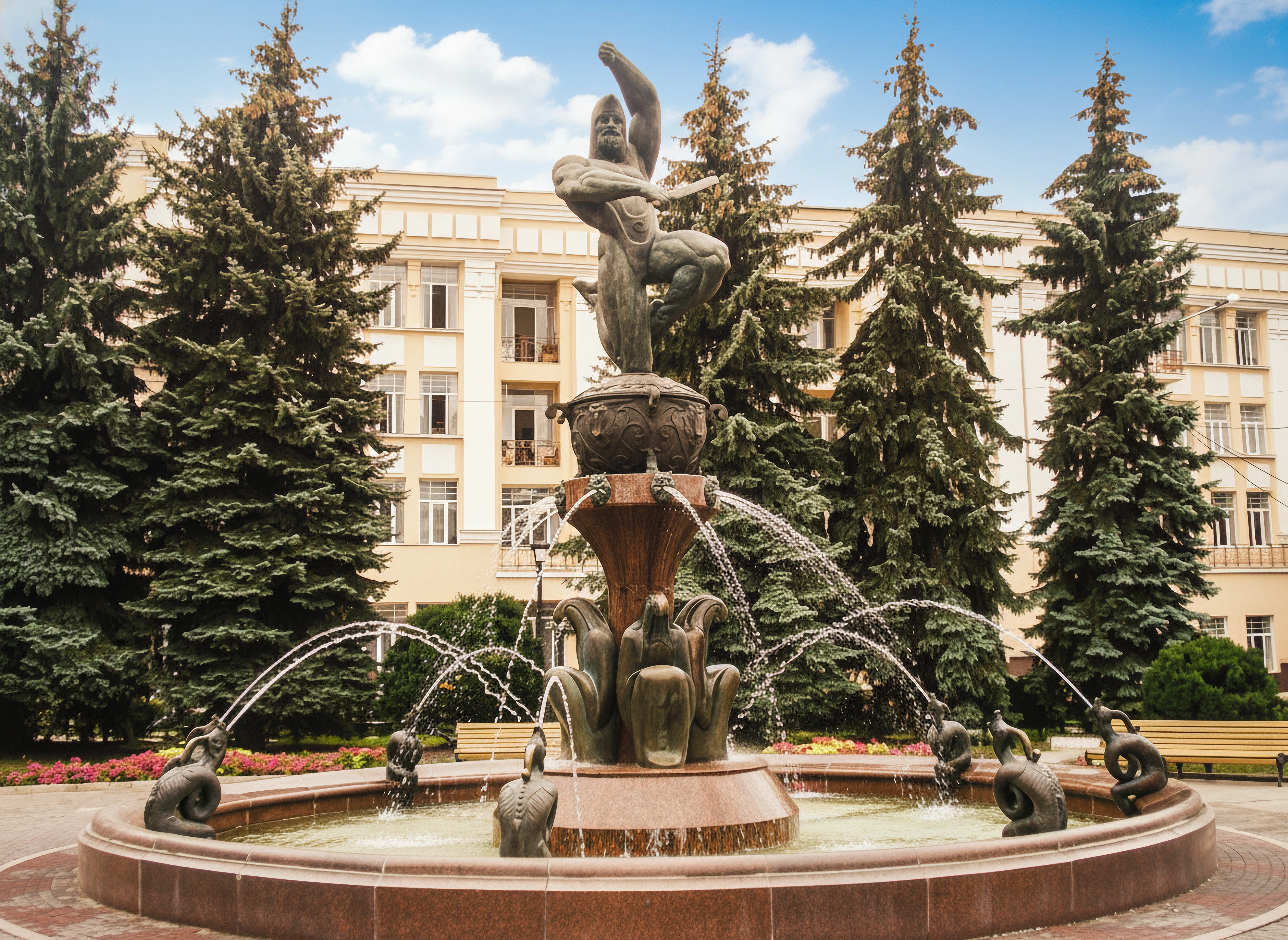 Фонтан «Нарт Сослан»